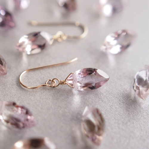 ☆小さなアメトリン ボリビア産（ライトカラー）AAA 14kgf 薄葡萄色の