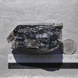 天然石 約74mmモリオン(山東省産) 約116g 天然黒水晶 原石ラフ鉱物テラリウム素材[smr-220308-01] 11枚目の画像