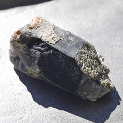 天然石 約74mmモリオン(山東省産) 約116g 天然黒水晶 原石ラフ鉱物テラリウム素材[smr-220308-01] 13枚目の画像