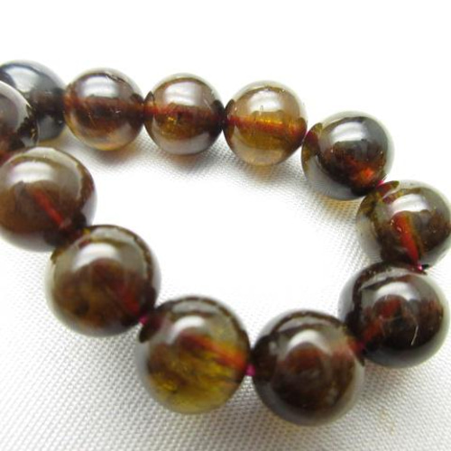 ブラウン トルマリンブレスレット】/size(16㎝)/【希少カラー