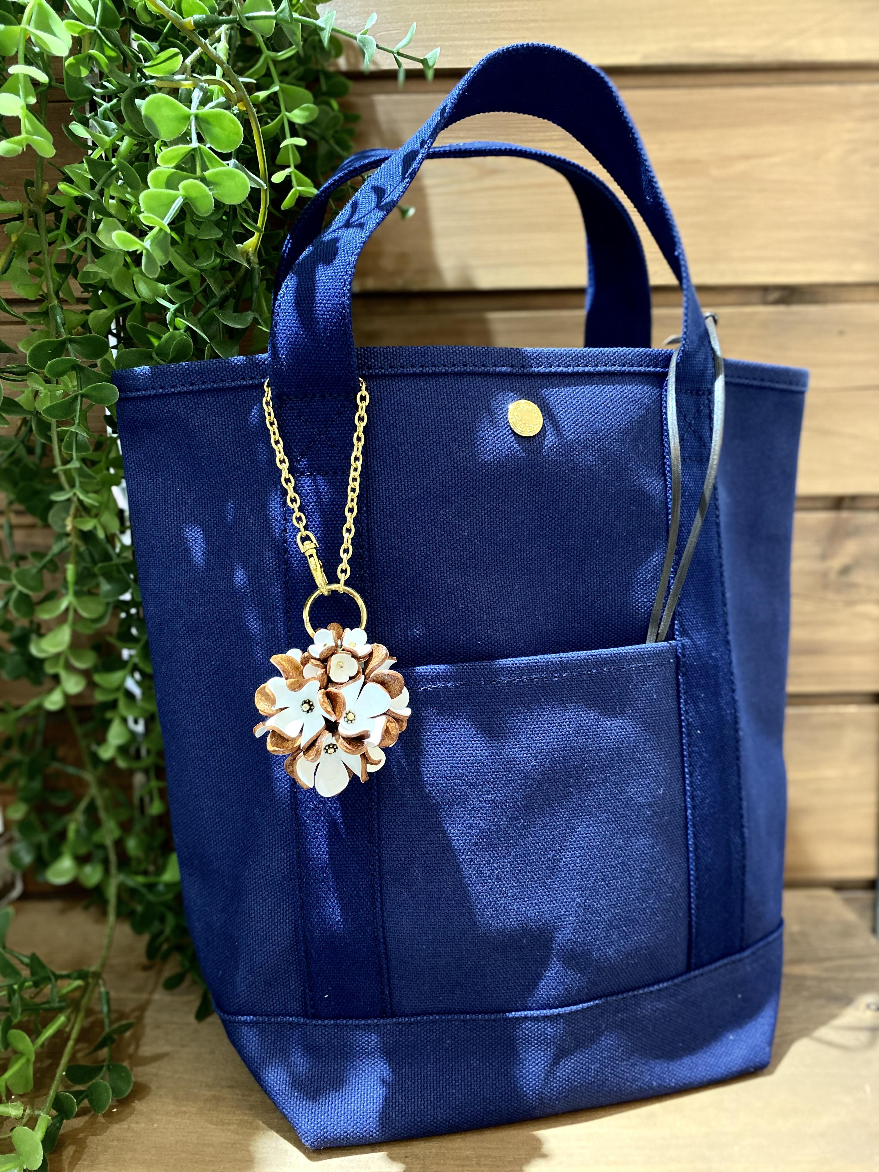 受注製作】ボヌール ネイビー ミナペルホネン トートバッグ