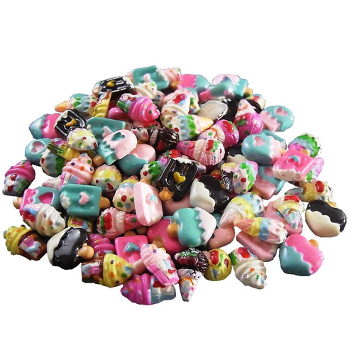 アイスクリーム　ネイルパーツ ネイルパーツ メタルパーツ アイスクリーム エポ＆パール付き 8