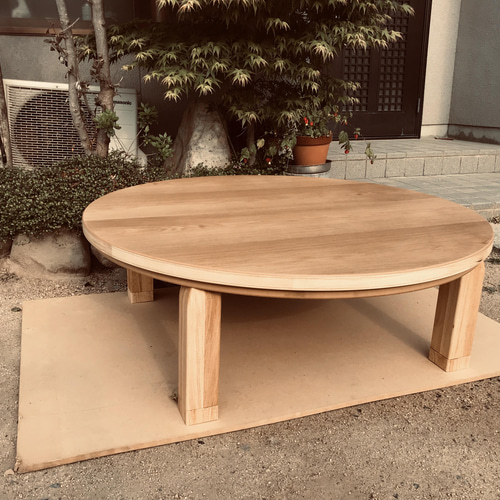 楕円こたつテーブルウォールナット120日本製・ヒーター別売り 楕円こたつテーブルウォールナット120日本製・ヒーター別売り