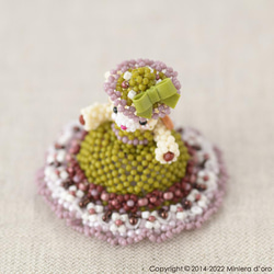 【Creema限定】【手作りキット】パーティーテディベアセット～Kogiku ・Nishiki～ 14枚目の画像