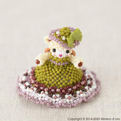 【Creema限定】【手作りキット】パーティーテディベアセット～Kogiku ・Nishiki～ 13枚目の画像