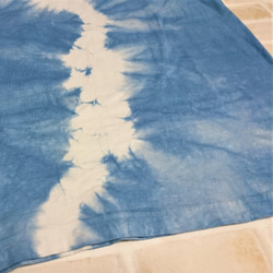 【藍染の森】-和心- 手染めオーガニックコットンTシャツ　No.4 3枚目の画像