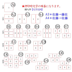 アカネ印鑑サイズ選び自由　印鑑袋付き 3枚目の画像