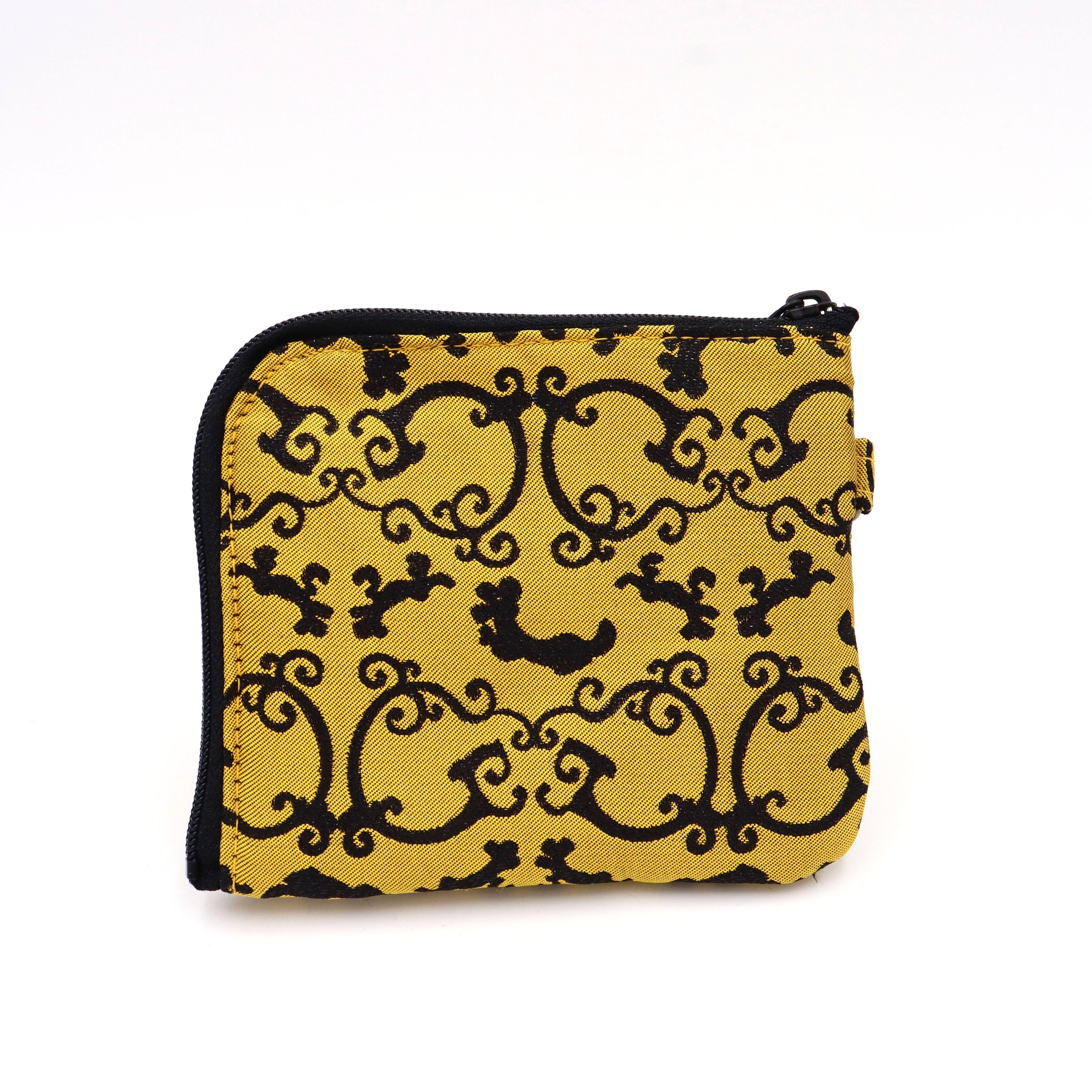 京の錦織　光峯錦織工房　干支の柄を楽しむ　寅年　虎の柄　L字コンパクト財布