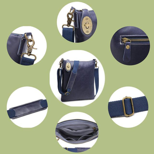 Amazon.co.jp: [BLUE SINCERE] ビジネスバッグ メンズ 本革 薄型