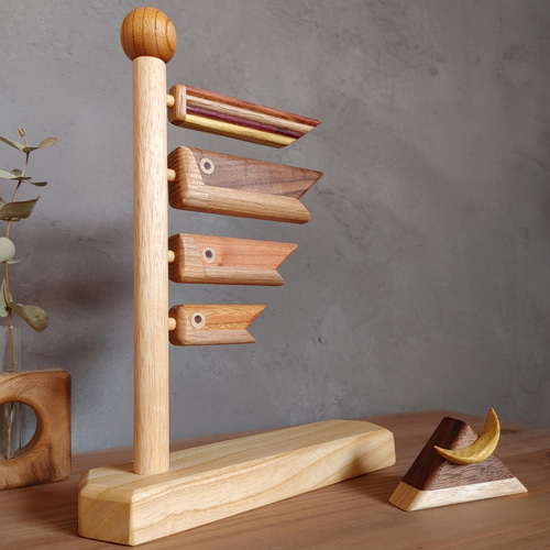 木製鯉のぼり 兜付き 五月人形 その他インテリア雑貨 Dee 通販