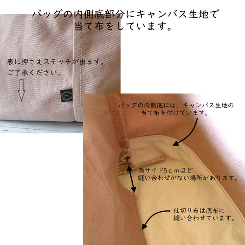 ヴィンテージ帆布トートバッグ　ショルダー付き　おこめ様 卸売りハンドメイド・手芸 - ヴィンテージ帆布トートバッグ