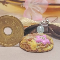 「受注制作」 フェイクスイーツ春の花咲くクッキー(マーブルチョコ)ストラップ 8枚目の画像