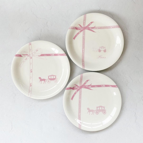 新品/未使用】ポーセラーツ/H馬柄プレート6点セット