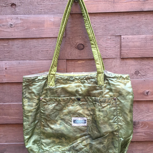 米軍 ヴィンテージ ポンチョライナー リメイク トートバック US.ARMY  