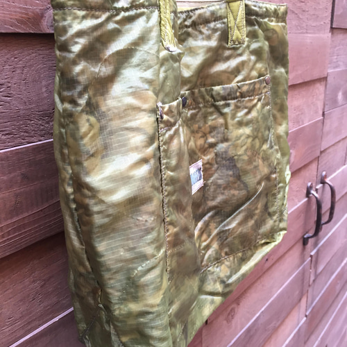 ヴィンテージ生地　米軍 ポンチョライナー リメイク トートバック vintage 米軍 ポンチョライナー リメイク トートバック US.ARMY
