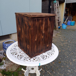 柿渋塗賽銭箱ミニ その他家具 ヒロ工房 通販 18572553｜Creema(クリーマ)