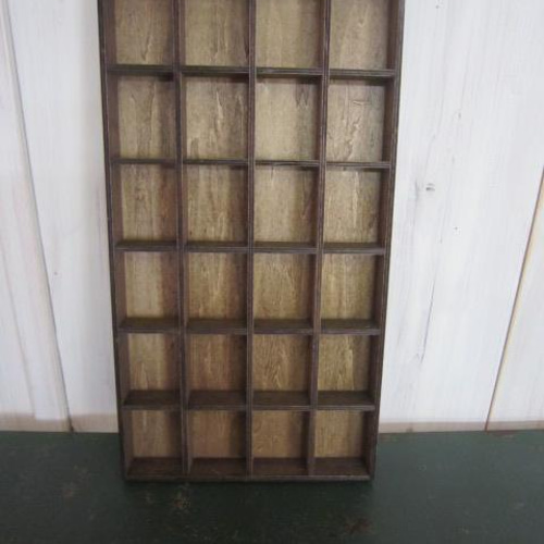 24ボックス ミニュチア収納ディスプレイ イベント什器 パーツ入れ 棚