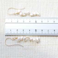 小罌粟珍珠耳環14kgf 第4張的照片