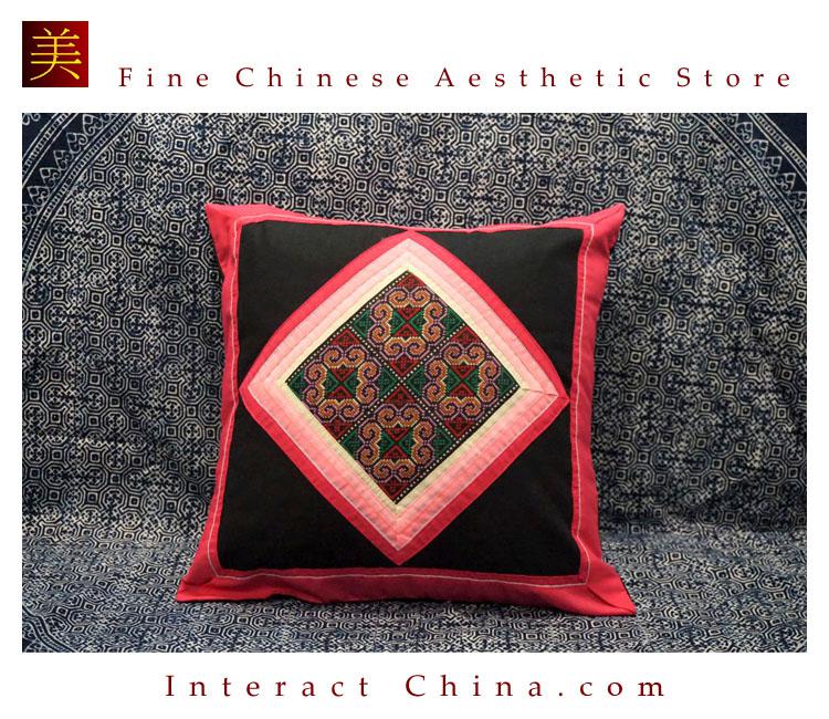 タイハニ族 手織クッションカバー 贅沢 カラフル インテリア飾り 100%手縫い おしゃれソファ背当てコットン#104