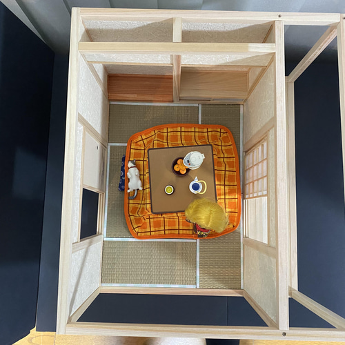 【！即購入大歓迎！】背景ボード　ドールハウス　ミニチュア　ハンドメイド　和室 和室ミニチュア 木製 畳 ドールハウス 背景ボード - メルカリ