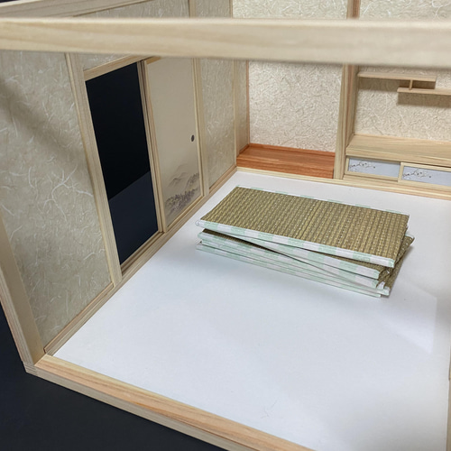 和室造作集成 1/12スケール ドールハウス 和室 その他置物 工房shin 通販