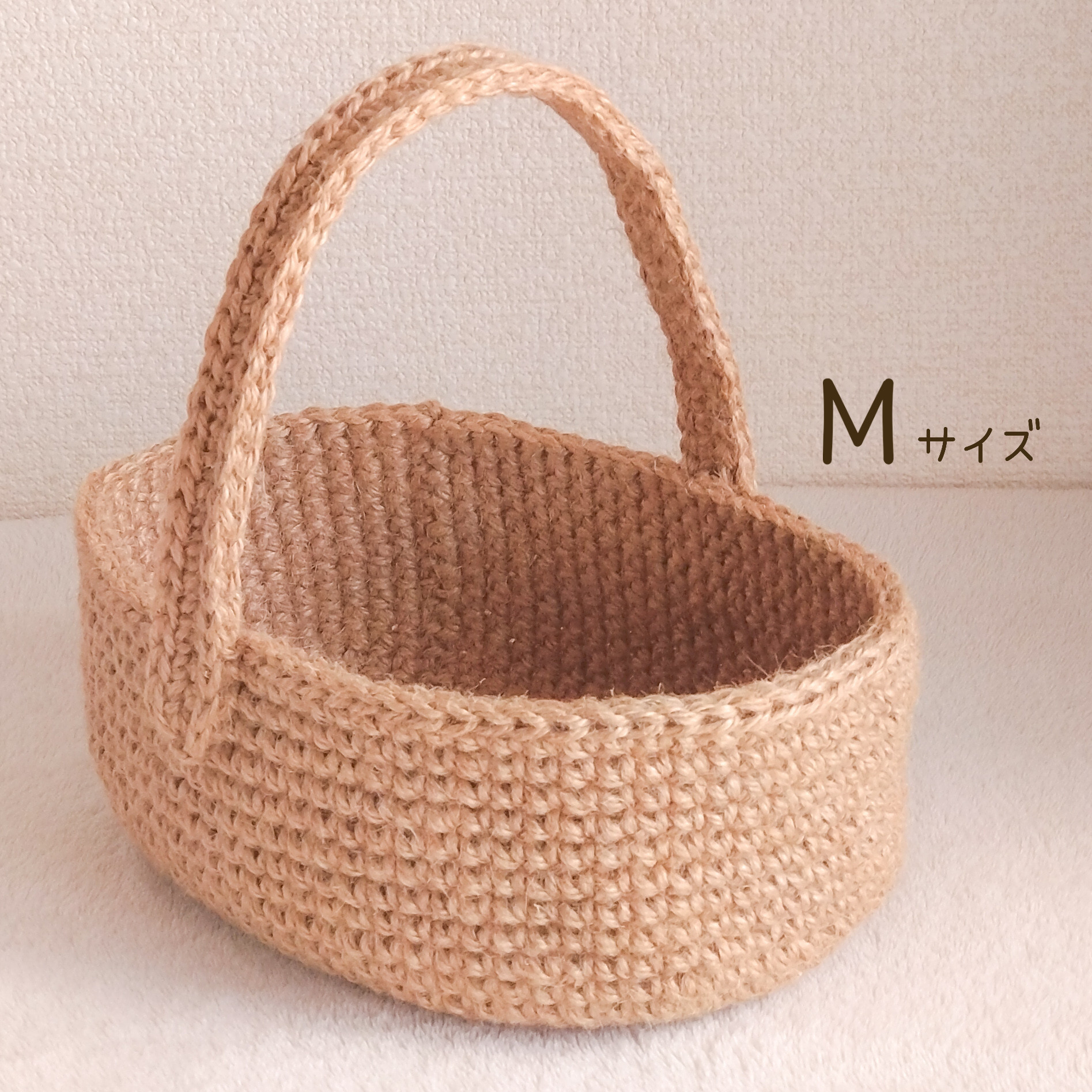 麻紐バスケット no.114