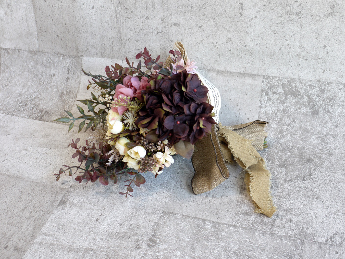 完売　希少＊高級花材【棕櫚の実＊シュロの実】花材/スワッグやリース素材に