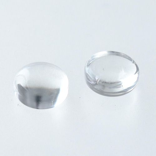 ファイニエ ガラス カボション 6mm 100個 セット クリア 透明 貼り付け