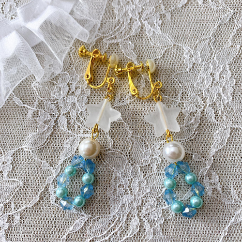 イヤリング ハンドメイド 