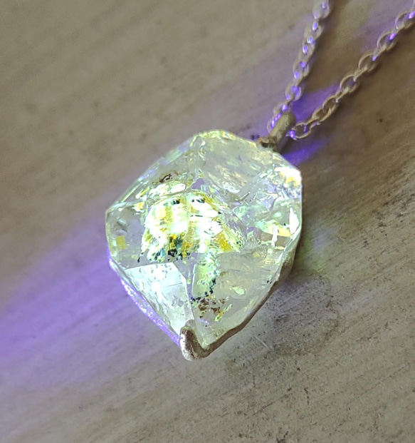 鉱物の表情＊oil in quartz 925 pendant 1枚目の画像