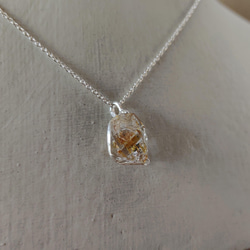 鉱物の表情＊oil in quartz 925 pendant 7枚目の画像