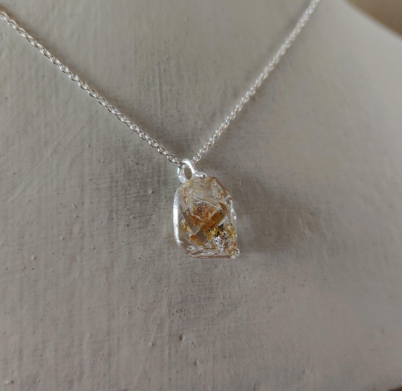 鉱物の表情＊oil in quartz 925 pendant 7枚目の画像