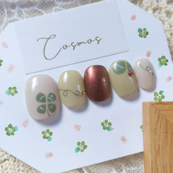 サイズオーダー無料♡035ネイルチップ♡匿名配送料込♡クローバーネイル サイズオーダー無料♡035ネイルチップ♡匿名配送料込