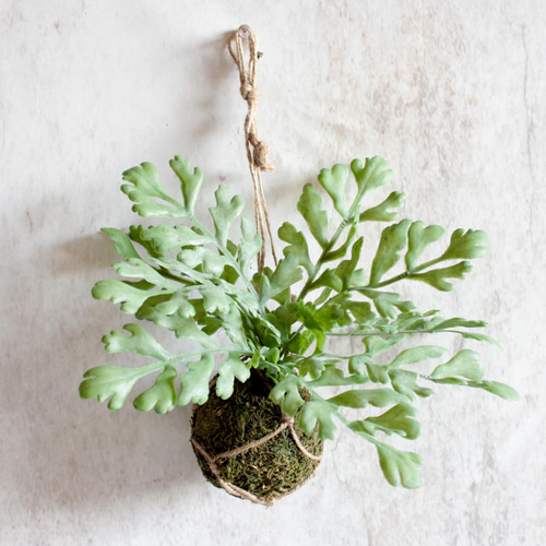 フェイクグリーン】グリーンの苔玉【花器別売り】 タペストリー