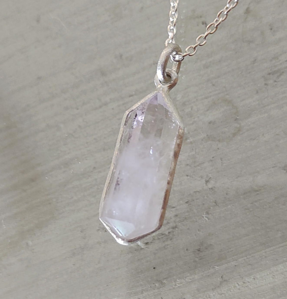 鉱物の表情＊amethyst 925 pendant 4枚目の画像