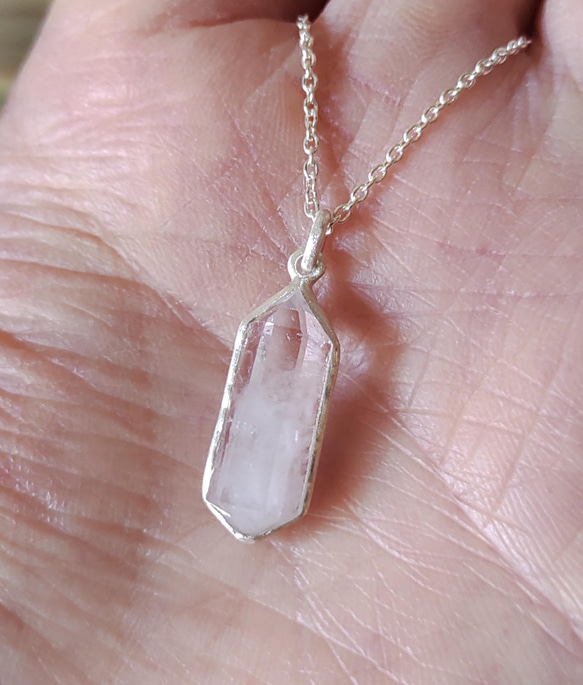 鉱物の表情＊amethyst 925 pendant 3枚目の画像