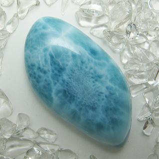 ラリマールース　【送料込】　LMR056　ドミニカ共和国の石研磨職人の旦那から送ってもらってます　larimar　直輸入