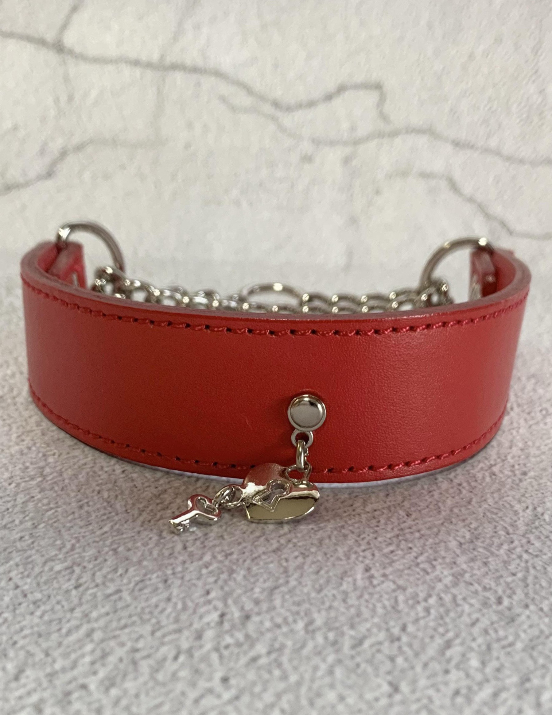 犬の本革ハーフチョークNo.92(中型犬)