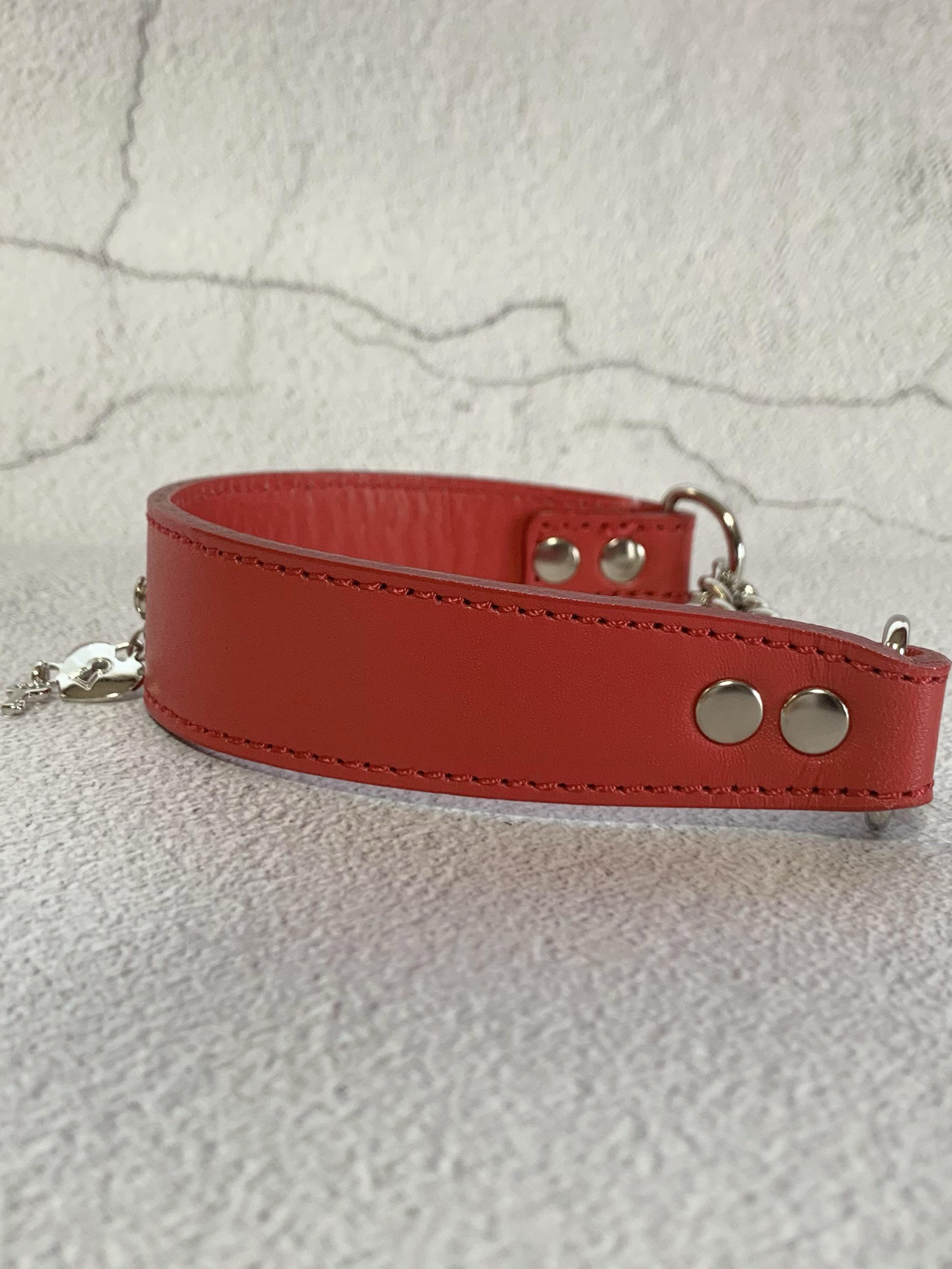 犬の本革ハーフチョークNo.92(中型犬)