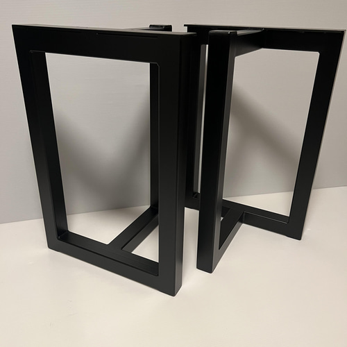 T型アイアン脚 【50角パイプ】 天板取付プレート仕様 ⭐︎オーダーOK