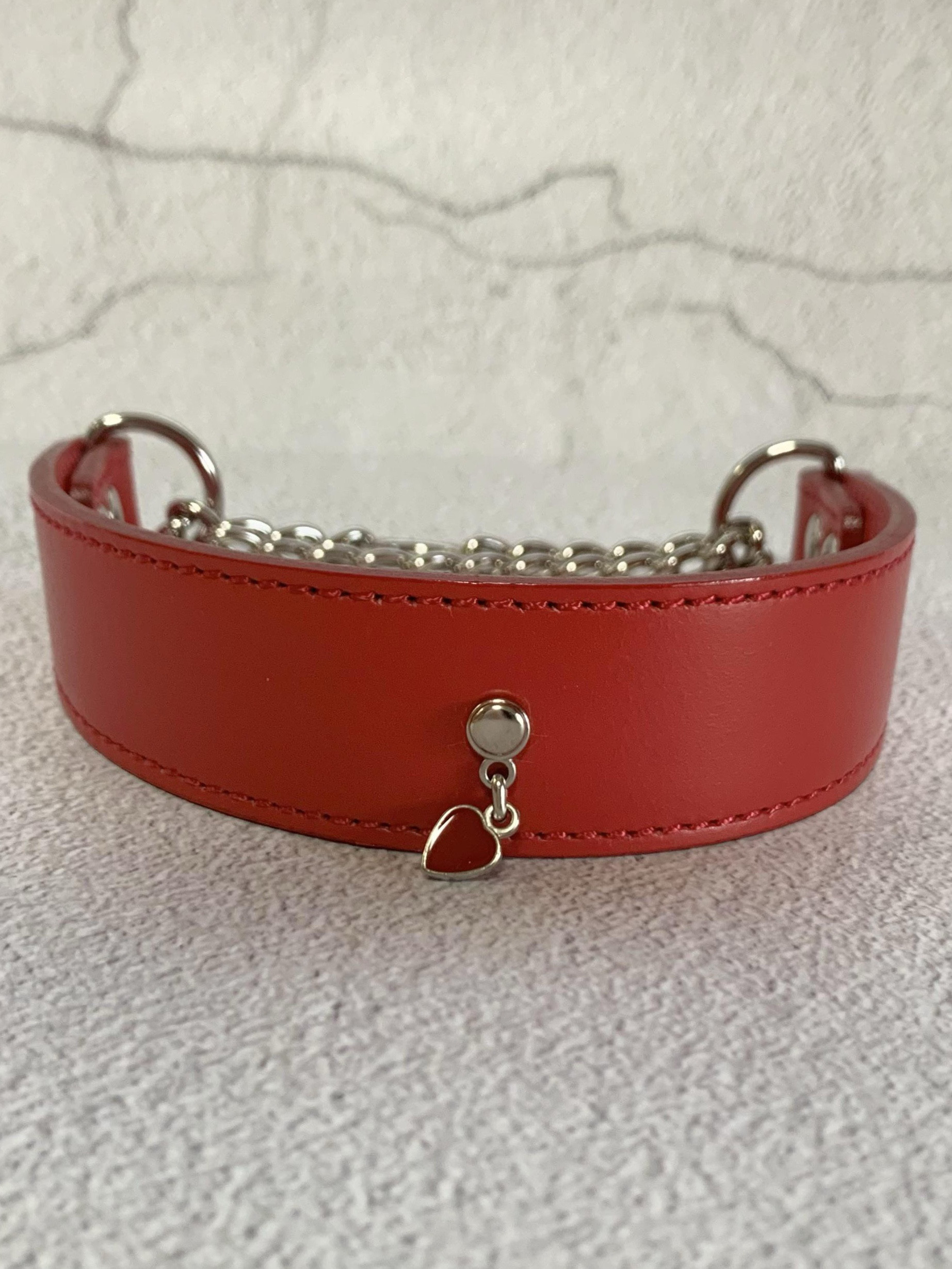 犬の本革ハーフチョークNo.94(中型犬)