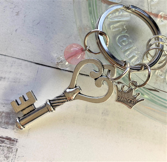 ☆ キー・キーリング / カギ / ティアラ / クリスタルクォーツ