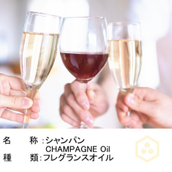 NOTO シャンパンのフレグランスアロマオイル10ml Champagne フレグランスオイル　アロマギフト 2枚目の画像