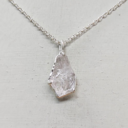 鉱物の表情＊pink quartz 925 pendant 5枚目の画像