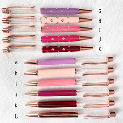 ⚫︎特集ページ掲載⚫︎金箔入りアンティーク＊(名入れ可)ハーバリウムボールペン 9枚目の画像