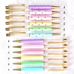 ⚫︎特集ページ掲載⚫︎金箔入りアンティーク＊(名入れ可)ハーバリウムボールペン 8枚目の画像