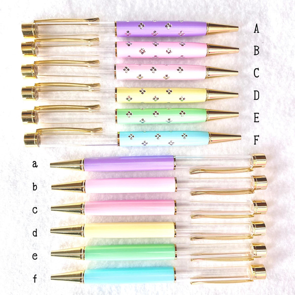 ⚫︎特集ページ掲載⚫︎金箔入りアンティーク＊(名入れ可)ハーバリウムボールペン 8枚目の画像