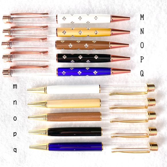 ⚫︎特集ページ掲載⚫︎金箔入りアンティーク＊(名入れ可)ハーバリウムボールペン 10枚目の画像