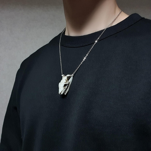 蛇骨ネックレスー劣化骨風 ネックレス・ペンダント キタニ浮世絵