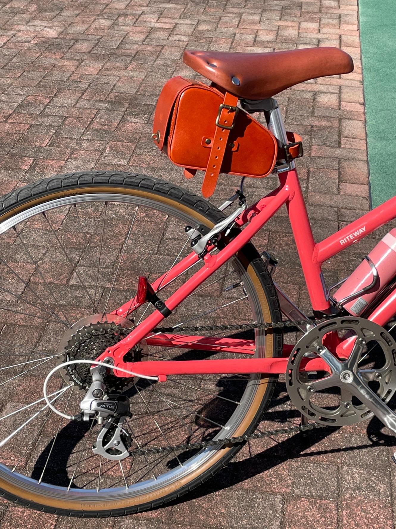 クロスバイクバッグ✳︎ツールバッグ✳︎本革✳︎サイドバッグ✳︎バイク✳︎ロードバイク✳︎栃木レザー✳︎本革